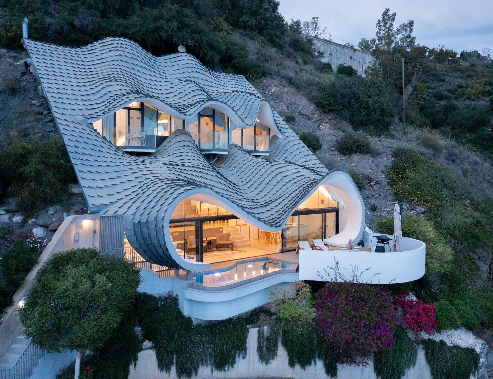 Rentitspain Casa Del Acantilado Piscina Climatizada Salobreña Exteriör bild