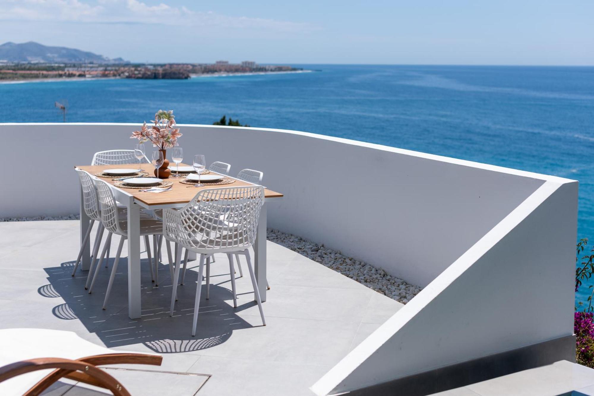 Rentitspain Casa Del Acantilado Piscina Climatizada Salobreña Exteriör bild