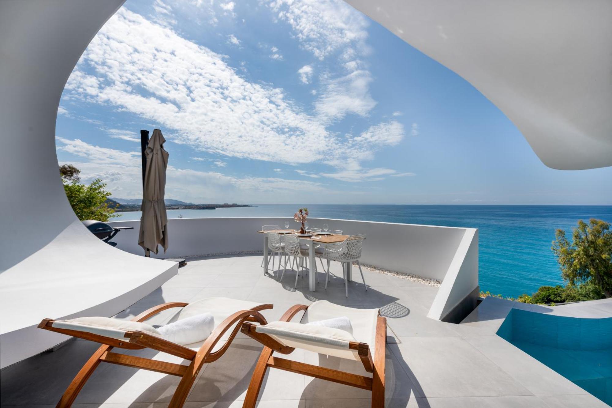 Rentitspain Casa Del Acantilado Piscina Climatizada Salobreña Exteriör bild