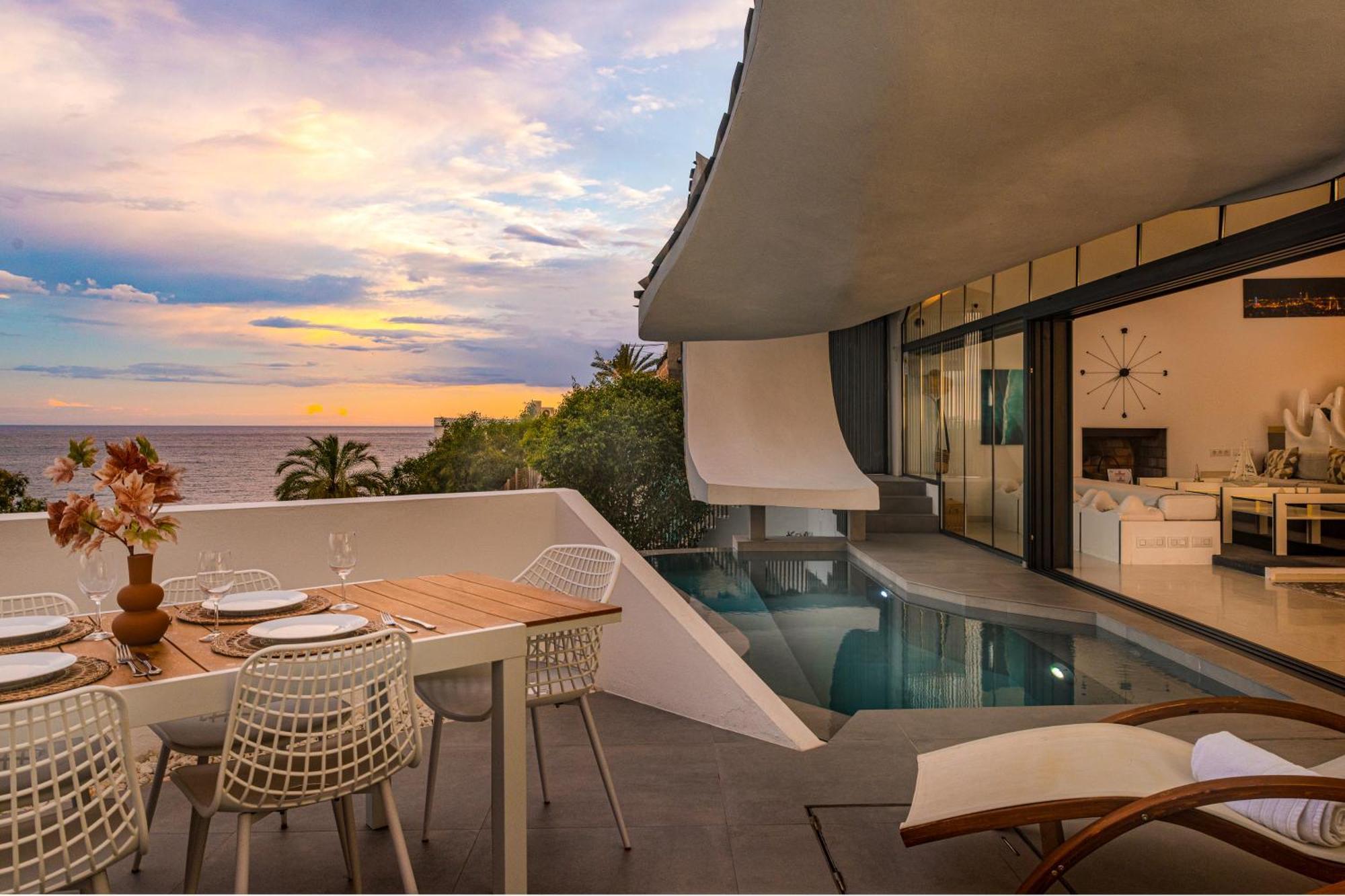 Rentitspain Casa Del Acantilado Piscina Climatizada Salobreña Exteriör bild