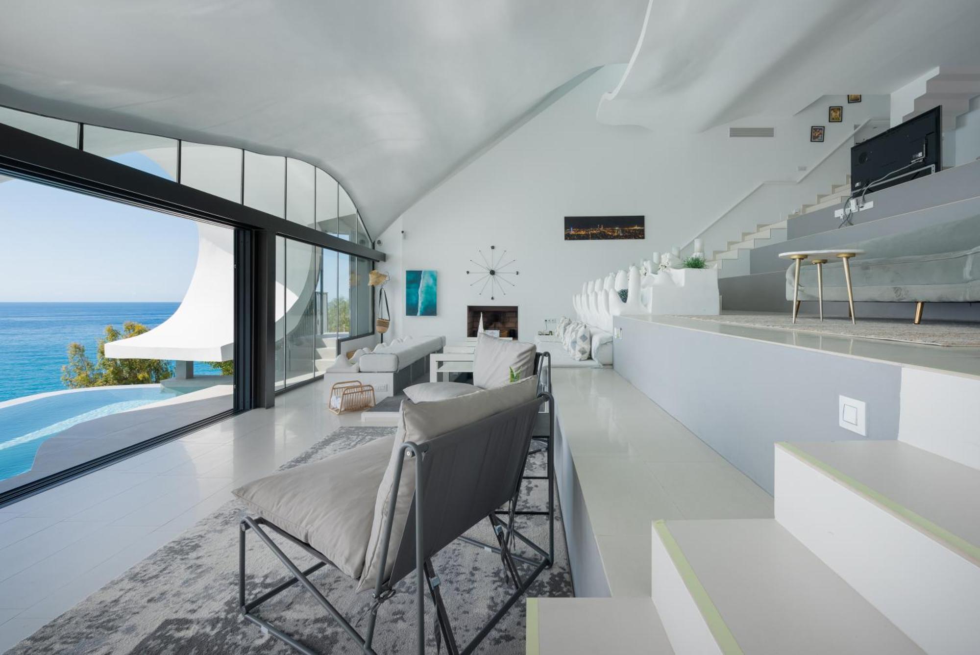 Rentitspain Casa Del Acantilado Piscina Climatizada Salobreña Exteriör bild