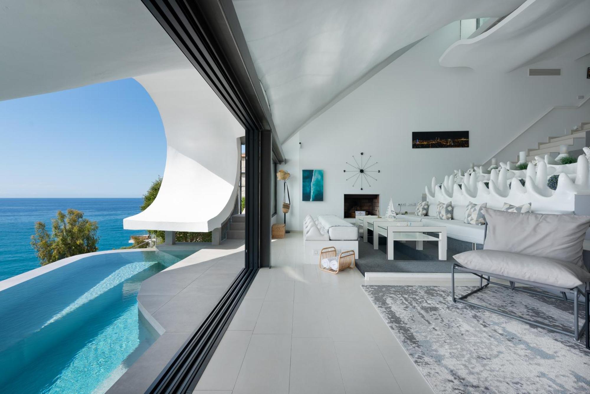 Rentitspain Casa Del Acantilado Piscina Climatizada Salobreña Exteriör bild