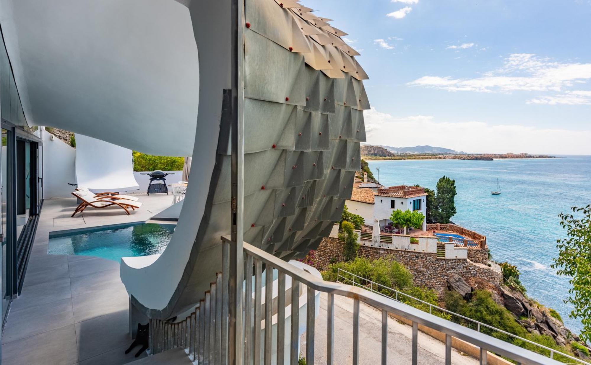 Rentitspain Casa Del Acantilado Piscina Climatizada Salobreña Exteriör bild