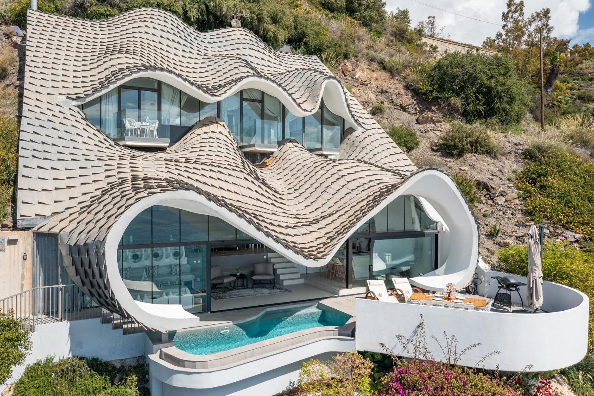 Rentitspain Casa Del Acantilado Piscina Climatizada Salobreña Exteriör bild