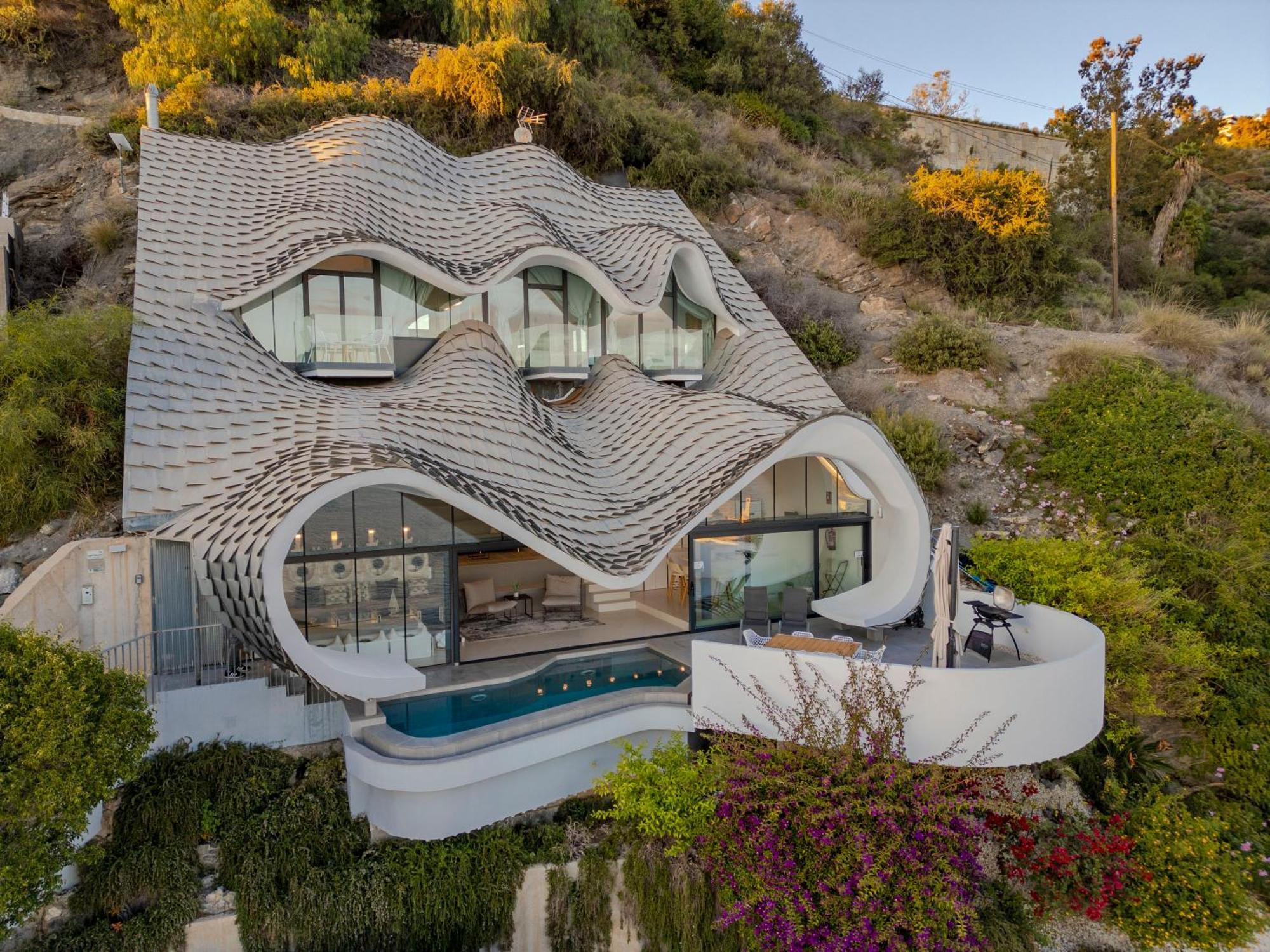Rentitspain Casa Del Acantilado Piscina Climatizada Salobreña Exteriör bild