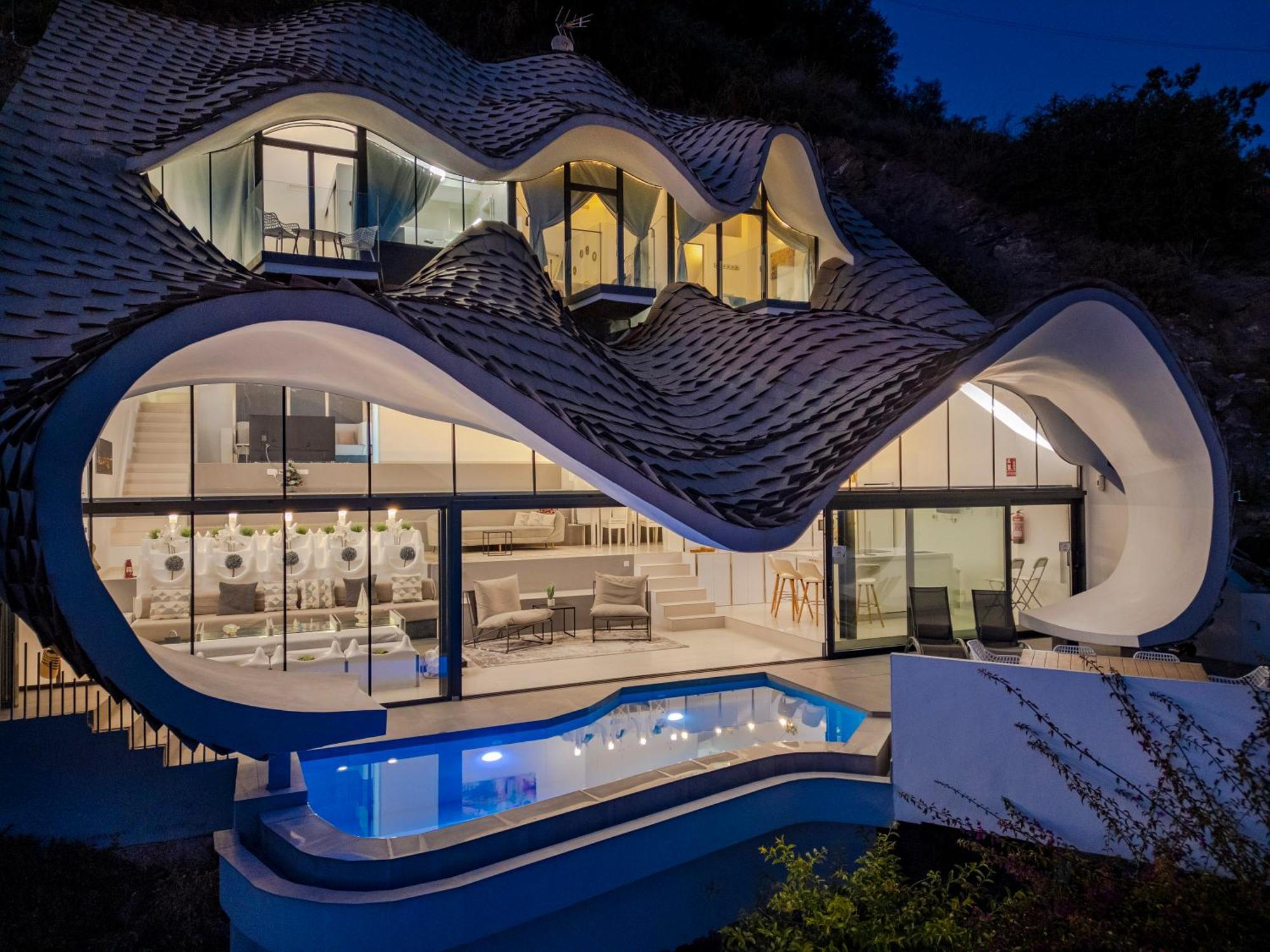 Rentitspain Casa Del Acantilado Piscina Climatizada Salobreña Exteriör bild